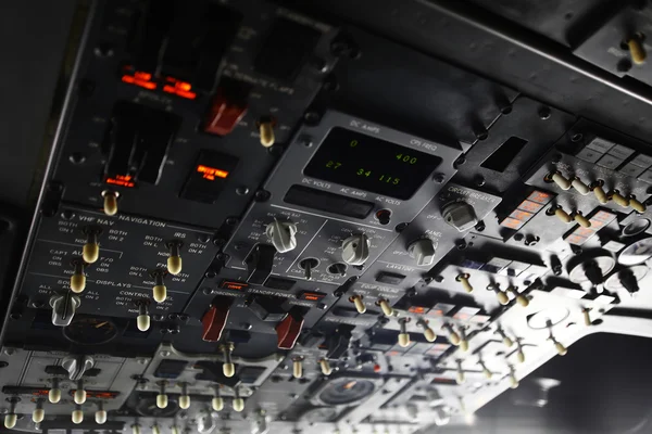 Plane control panel — Stock Photo, Image