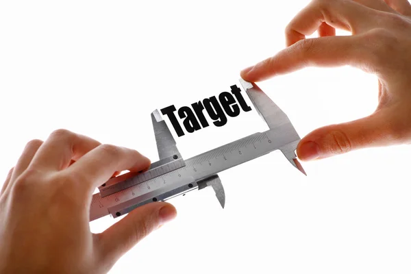 How big is our target — Stock Photo, Image