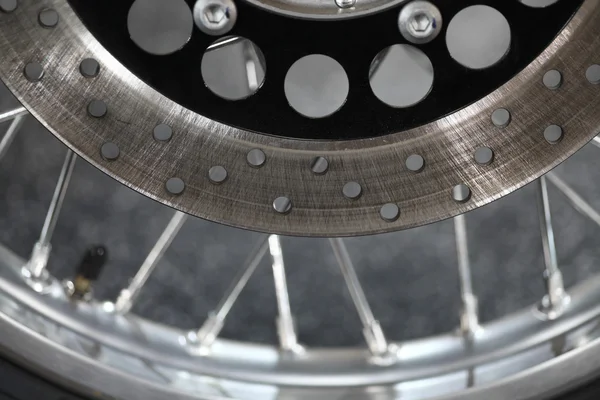 Motorcycle disk brake — Stock Photo, Image