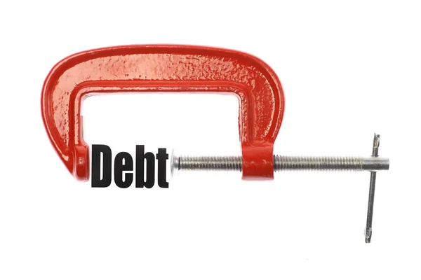 Comprimir deuda — Foto de Stock