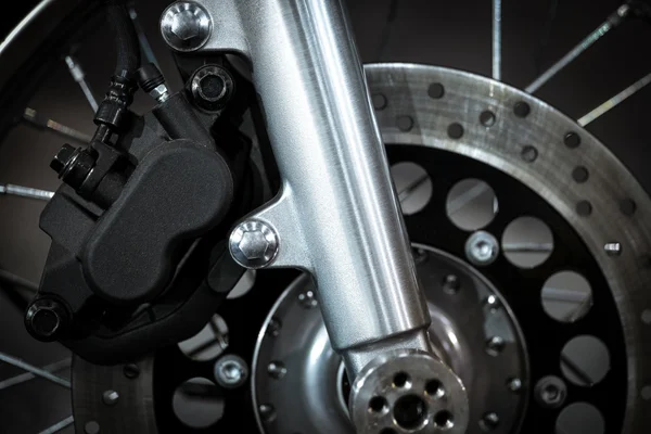 摩托车液压盘式制动器 — 图库照片