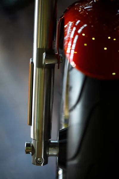 オートバイの前部懸濁液 — ストック写真