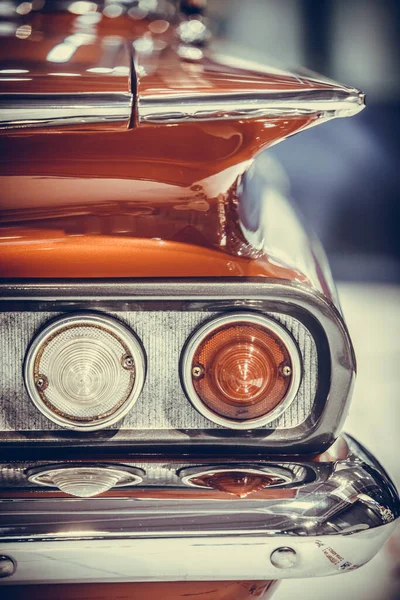 Close Image Rear Lights Vintage Car — Stock Photo, Image