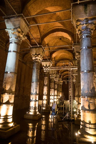 Serefiye Cistern Theodosius Cistern Una Delle Tante Antiche Cisterne Costantinopoli — Foto Stock