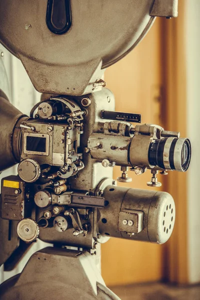 Color Image Old Big Cinema Projector — Stock Photo, Image