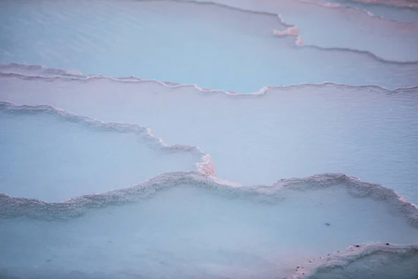 Bild Der Travertin Terrassen Pamukkale Türkei — Stockfoto