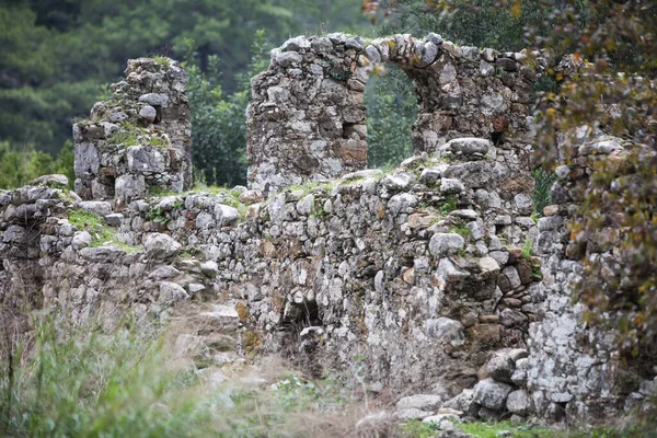 土耳其安塔利亚省Cirali土耳其村附近Olympos市的废墟 — 图库照片