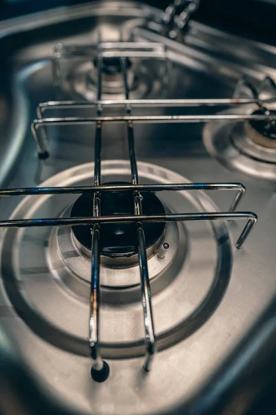 Close Shot Gas Burner Stove — Stock Fotó