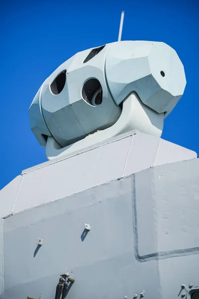 Image Military Radar Air Surveillance Navy Ship Tower — Foto de Stock