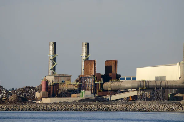 IJzer- en staalfabriek — Stockfoto