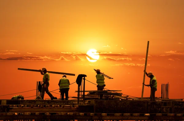 Sundown Trabajadores — Foto de Stock