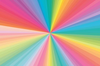 Spektral çok renkli çember çiziminin vektör çizimi soyut desen ve dokular. renkli çokrenkli doğru parçası