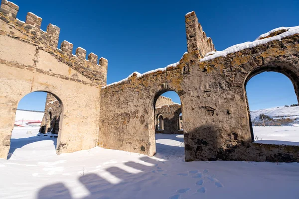 Oficina Cer Arruinada Abandonada Kars Turquia Foto Alta Qualidade — Fotografia de Stock