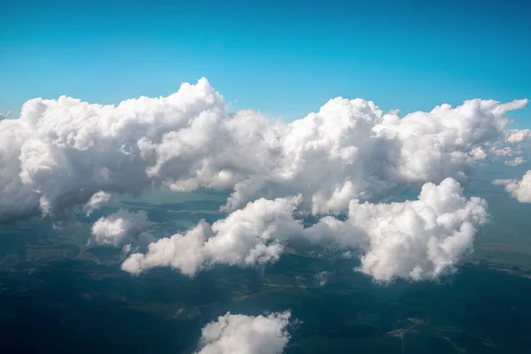 Una Vista Panorámica Luz Del Día Sobre Todas Las Nubes —  Fotos de Stock