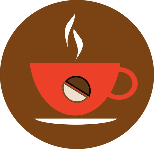 Kopje koffie — Stockvector