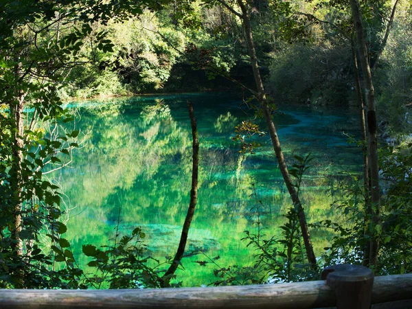 Crystal Clear Water Cornino Lake Forgaria Nel Friuli Udine Italy — Foto Stock