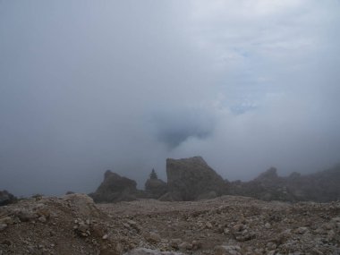 walking in val di fassa, trentino alto adige, italy