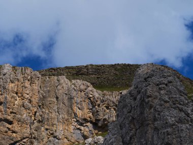 walking in val di fassa, trentino alto adige, italy