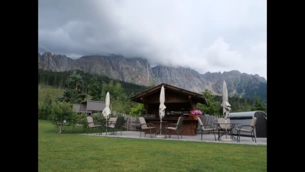 Περπάτημα Στο Val Fassa Trentino Alto Adige Ιταλία — Αρχείο Βίντεο