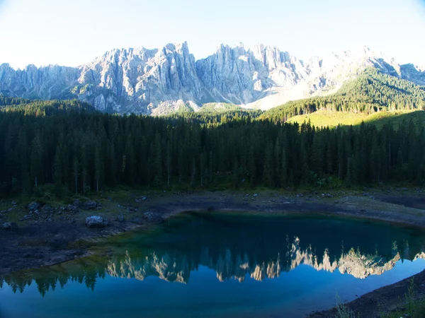 Walking Val Fassa Trentino Alto Adige Italy — 스톡 사진