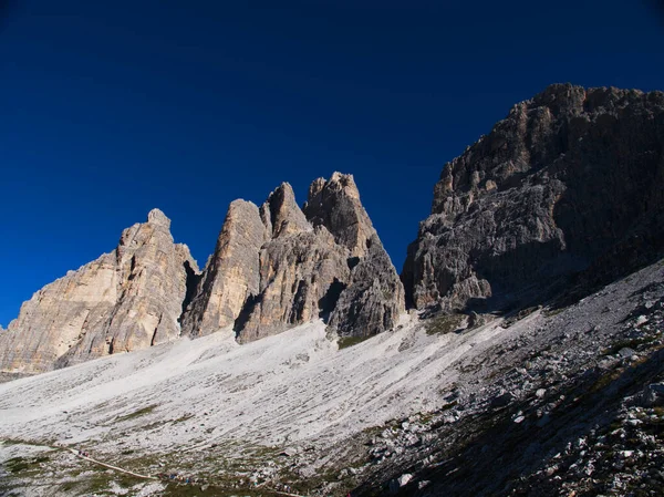 Walking Tre Cime Lavaredo — Stockfoto