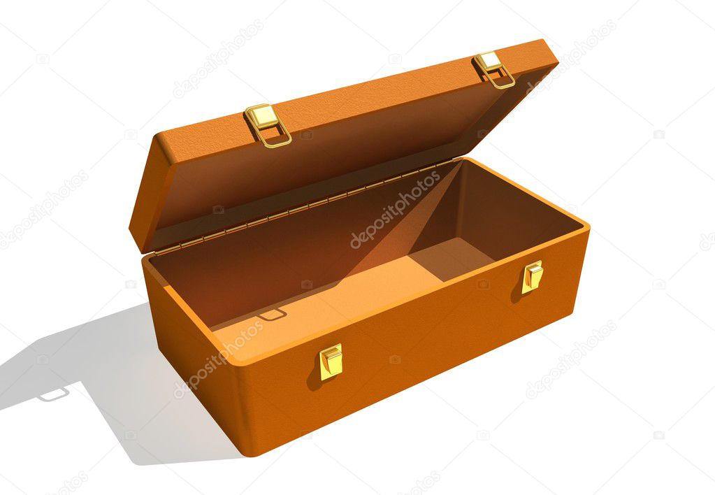 Download This Image Contains A Dark Yellow Leather Box Decorated With Golden Clasps Premium Vector In Adobe Illustrator Ai Ai Format Encapsulated Postscript Eps Eps Format PSD Mockup Templates