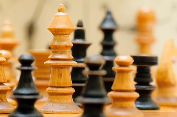 Chess game cijfers Stockfoto
