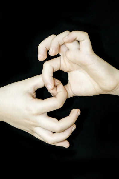 Fingers chain — Stock Photo, Image