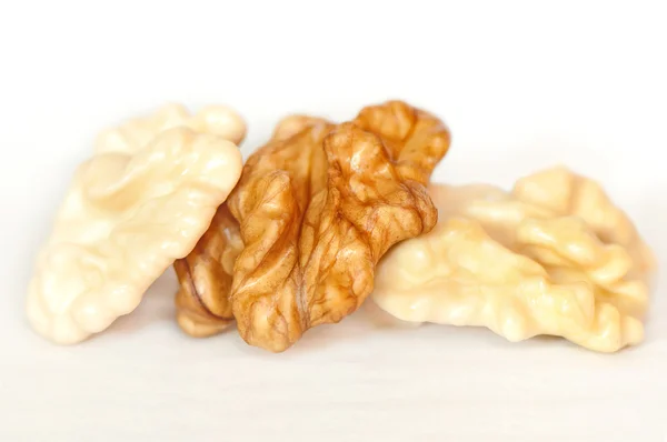 Nueces blancas y beige — Foto de Stock