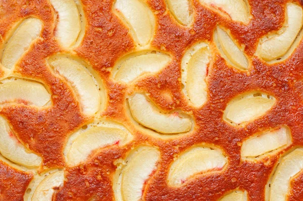 Textura de torta de maçã — Fotografia de Stock