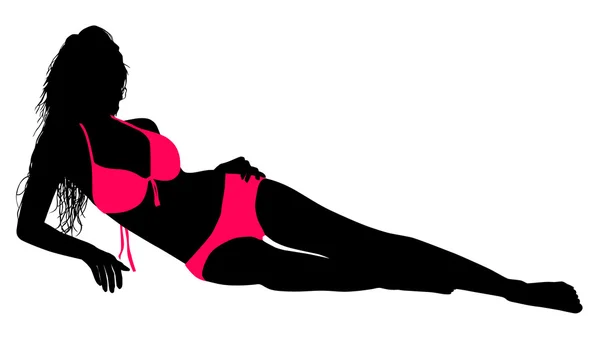 güzellik kadın silueti bikini