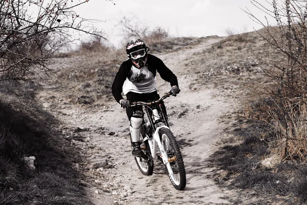 Freeride em bicicleta — Fotografia de Stock