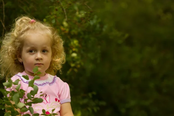 Portrait of a child in nature — Stock Photo, Image