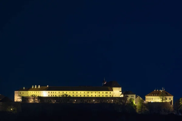 Spilberk Castle Photo Brno City View Czech Republic Night Photo — Foto de Stock