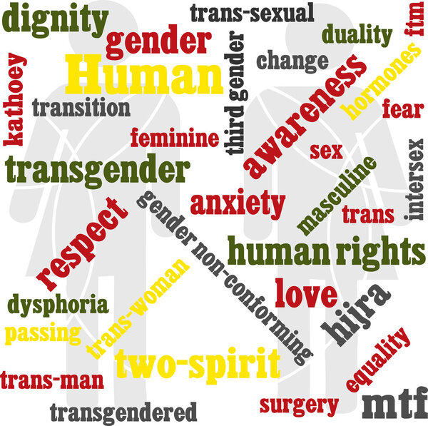 A set of trangender icons