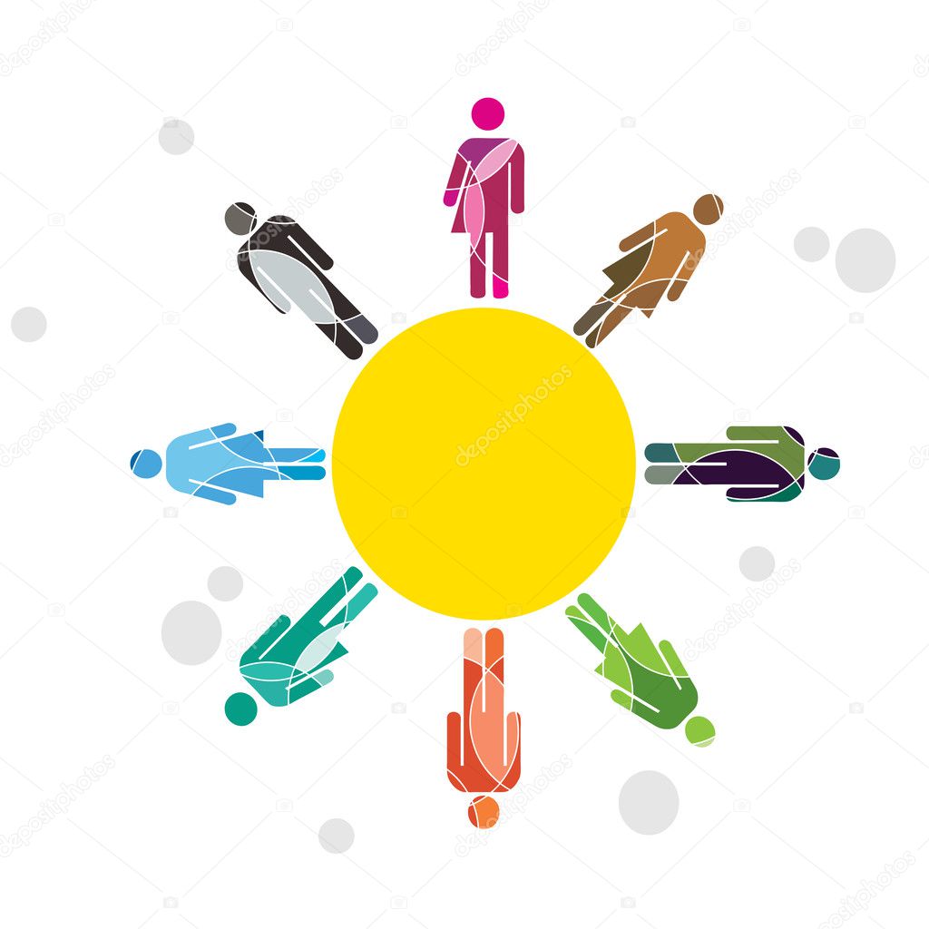 Human diversity sun design