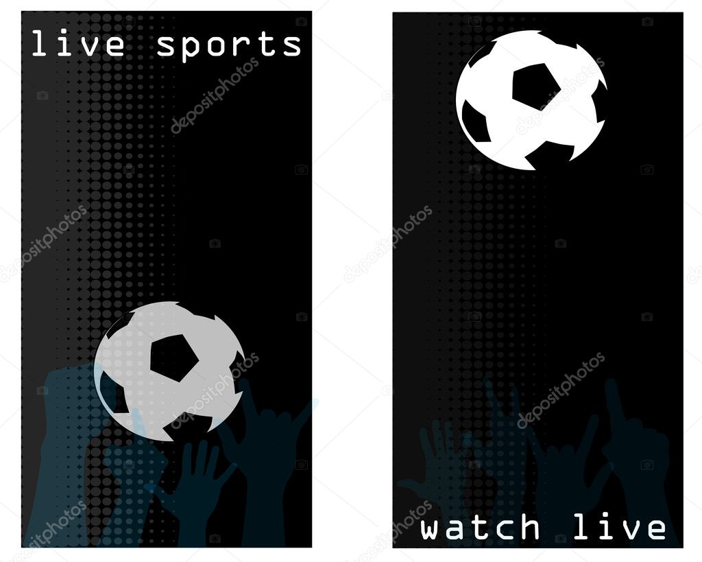 A set of flyers or promotional cards for a sports bar