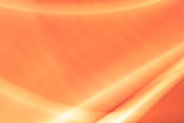 Yatay turuncu, soyut arkaplan ve notlar için boşluk. Kamera hareketinin uzun pozlardaki fotoğraf efekti.