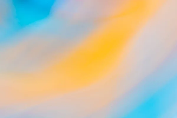 Sfondo Banner Astratto Giallo Arancio Blu Con Leggera Sfocatura Curve — Foto Stock