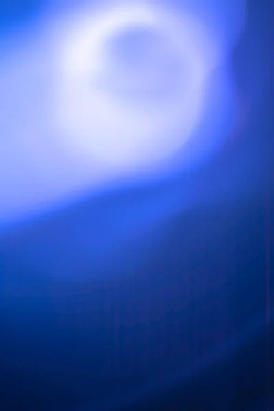 Abstracción Vertical Tonos Azules Luz Luna Llena Niebla —  Fotos de Stock