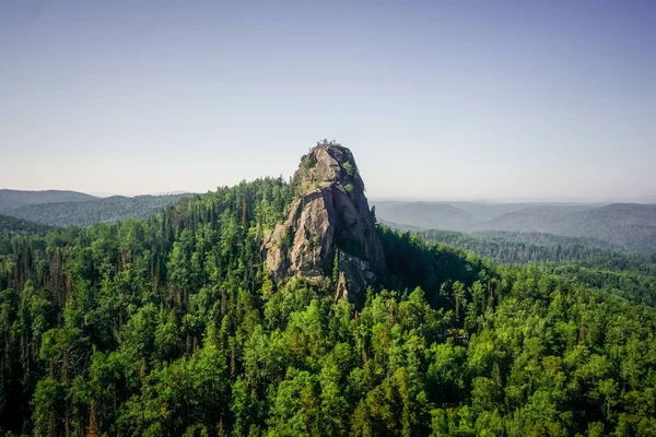 Zentrale Säulen Naturschutzgebiet Krasnojarsker Säulen — Stockfoto