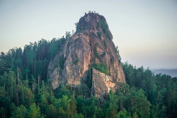 Zentrale Säulen Naturschutzgebiet Krasnojarsker Säulen — Stockfoto