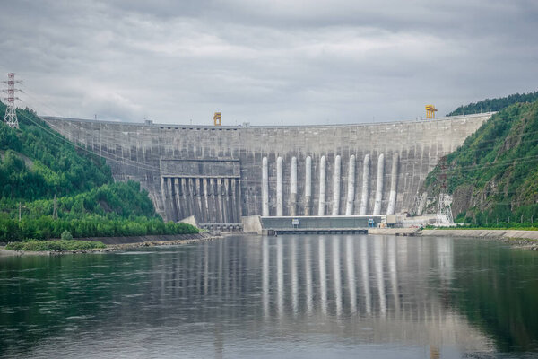 Sayano-Shushenskaya Hydro Power Plant in Siberia