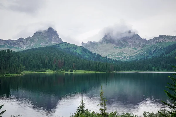 Красивое Горное Озеро Природном Парке Эргаки — стоковое фото