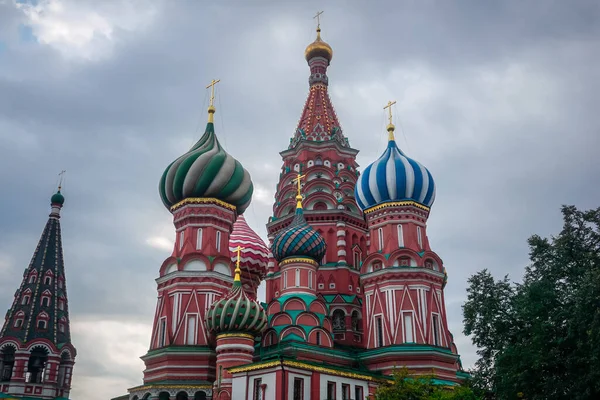 Bunte Basilius Kathedrale Moskau Schöne Architektur Russland — Stockfoto