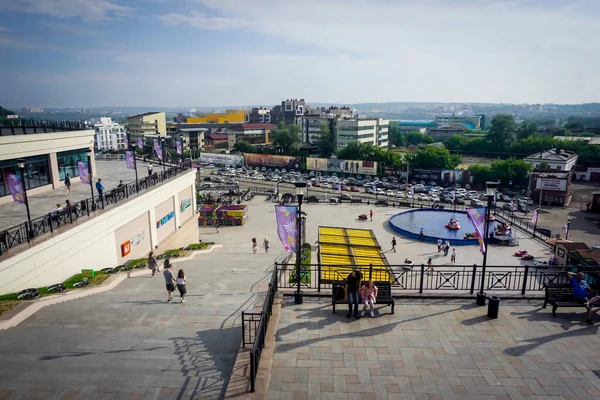 Irkuck Rosja Czerwca 2019 Architektura Ulice Centrum Miasta — Zdjęcie stockowe