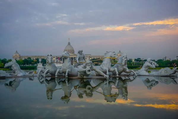 Tainan Taiwan Maio 2019 Apollo Fountain Plaza Museu Chimei — Fotografia de Stock