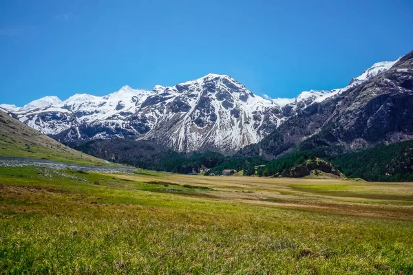 Hermosas Montañas Nevadas Del Cáucaso — Foto de Stock