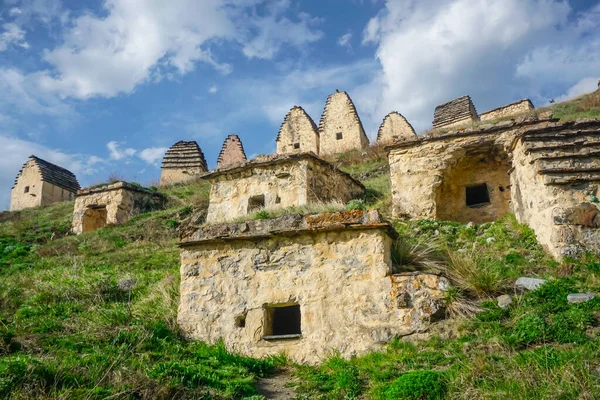 Necrópolis Dargavs Ciudad Los Muertos — Foto de Stock