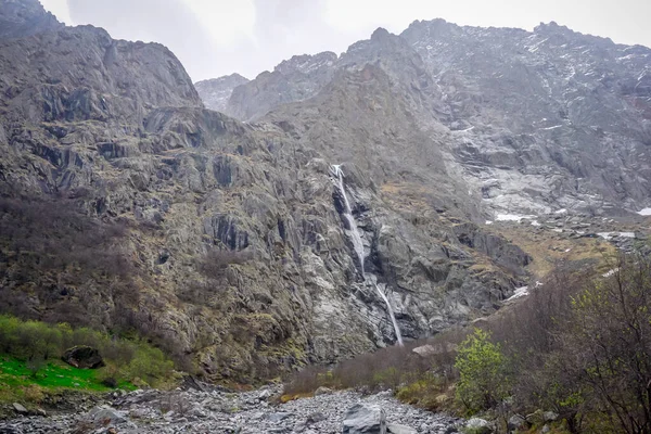 Piękne Wodospady Midagrabin Wiosną — Zdjęcie stockowe